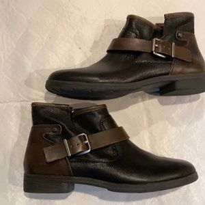 BCBG leather ankle boots